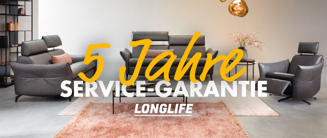 5 Jahre Service Garantie