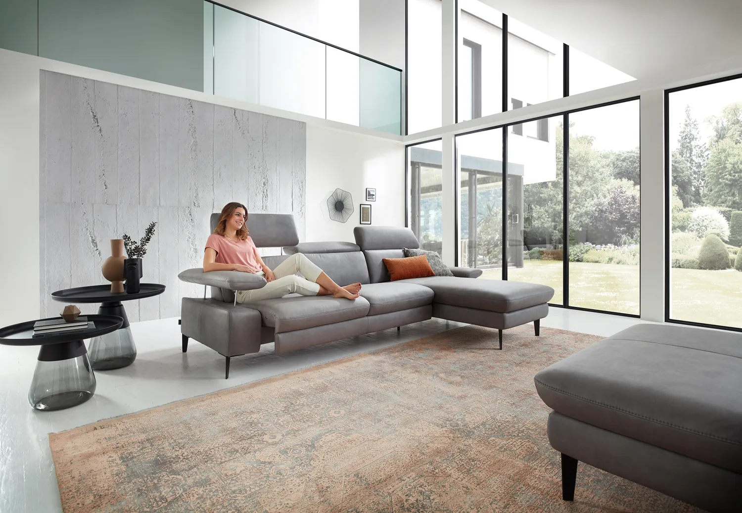 Stoff Ecksofa Thomas Brunner Edition 1