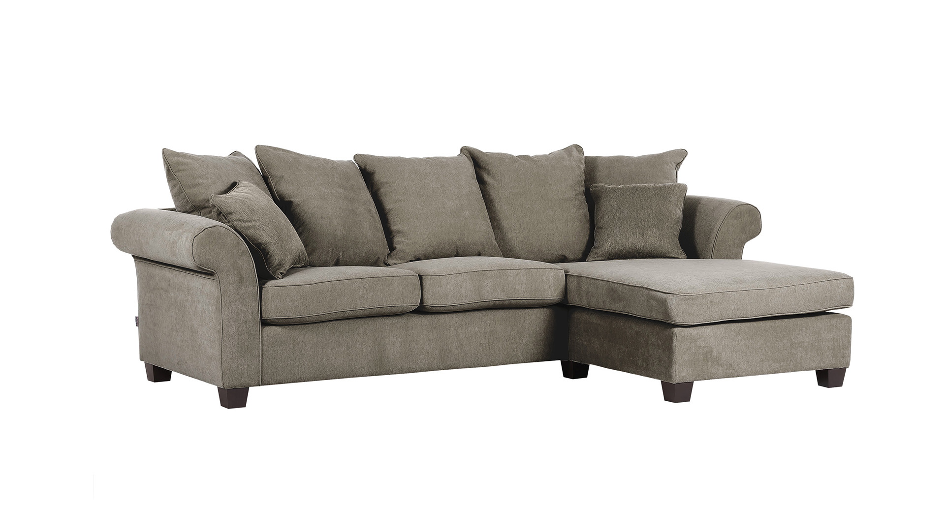 Ginger Moon Ecksofa Almelo mit losen Rückenkissen in Stoff Ginger Moon Ecksofa Almelo mit losen Rückenkissen in Stoff-03100391-EcksofaWW