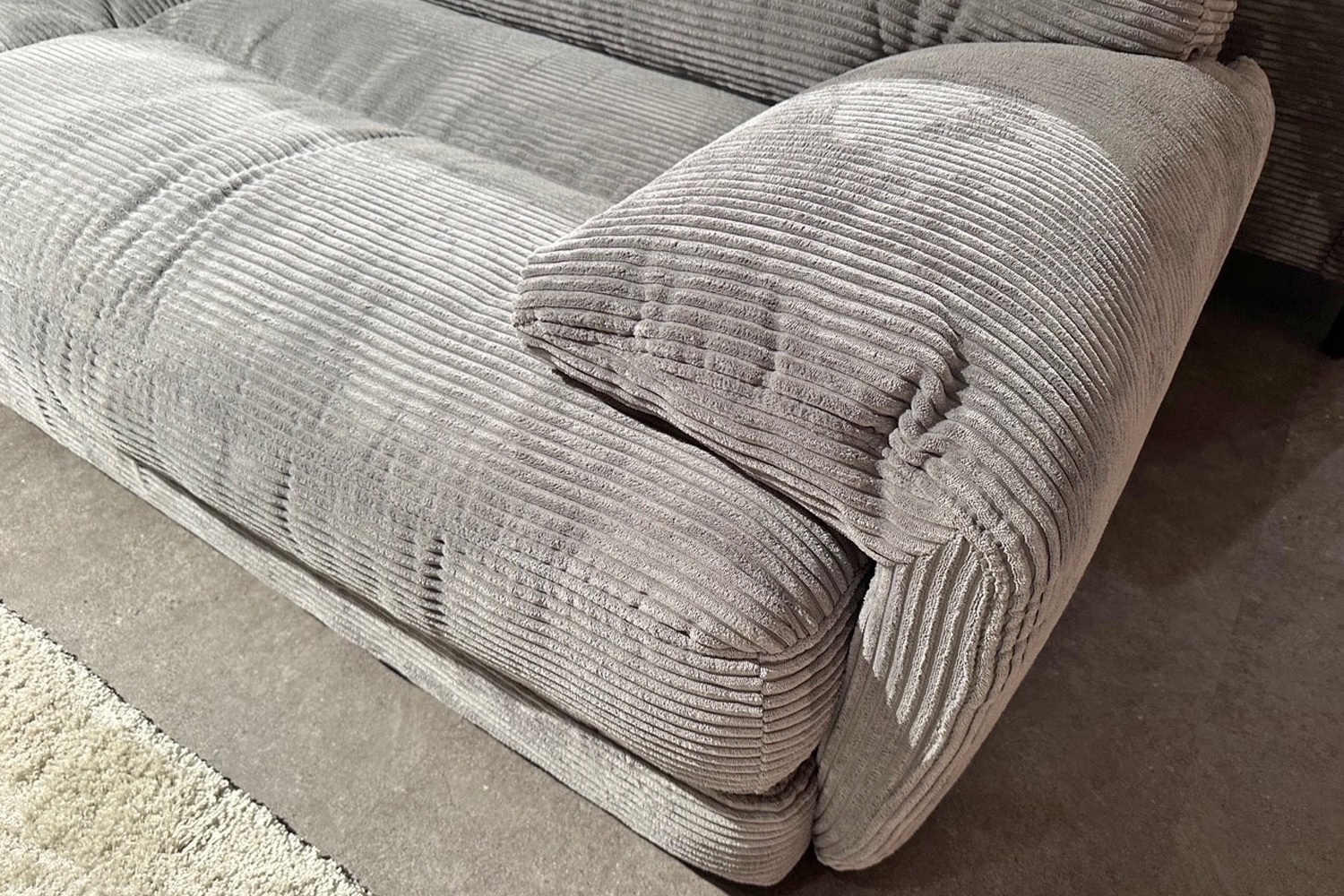 Cuoio Big Sofa in Trendstoff Cord-0597100200-01WW-A