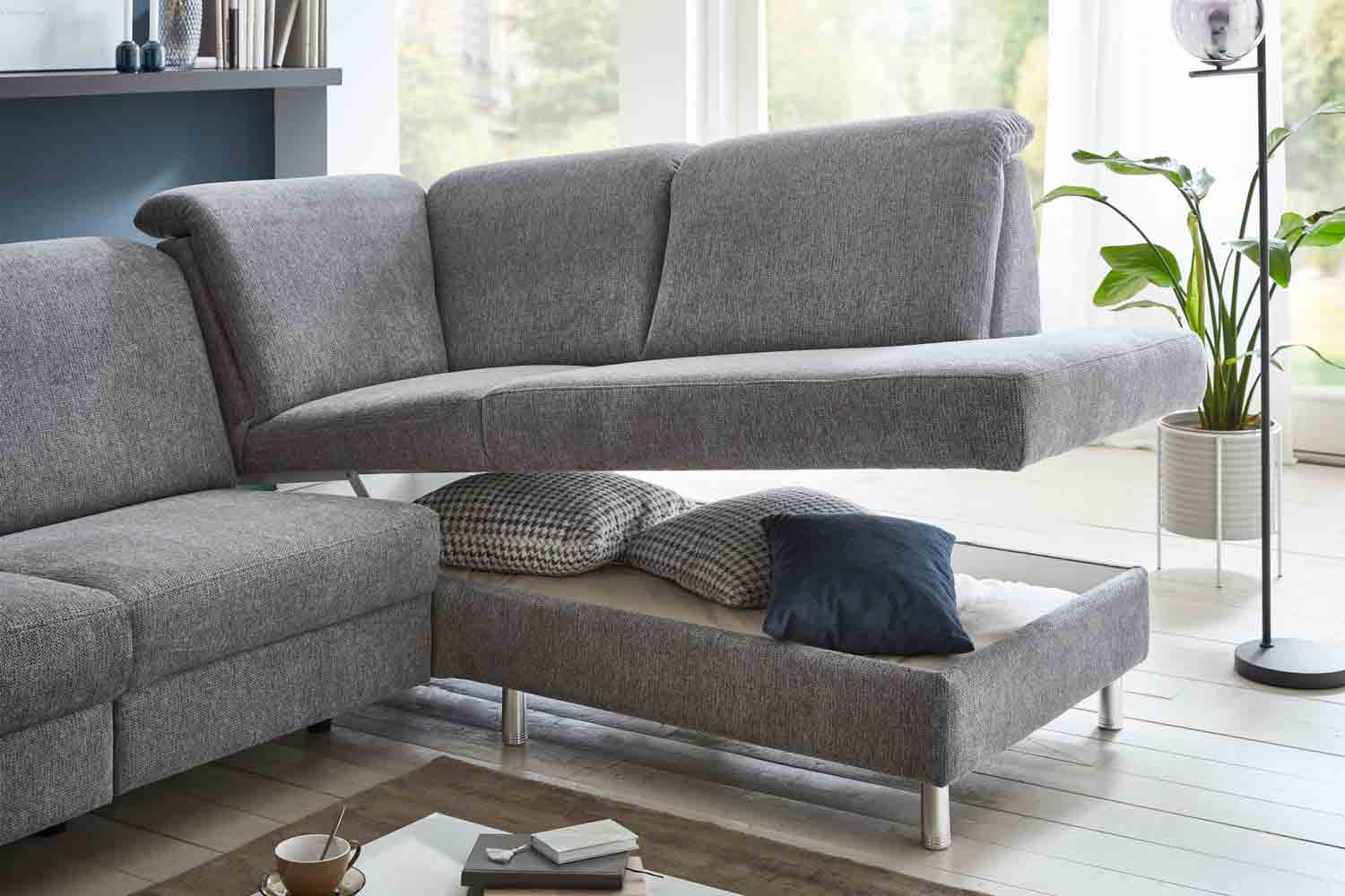 Stoff Ecksofa L-Form 