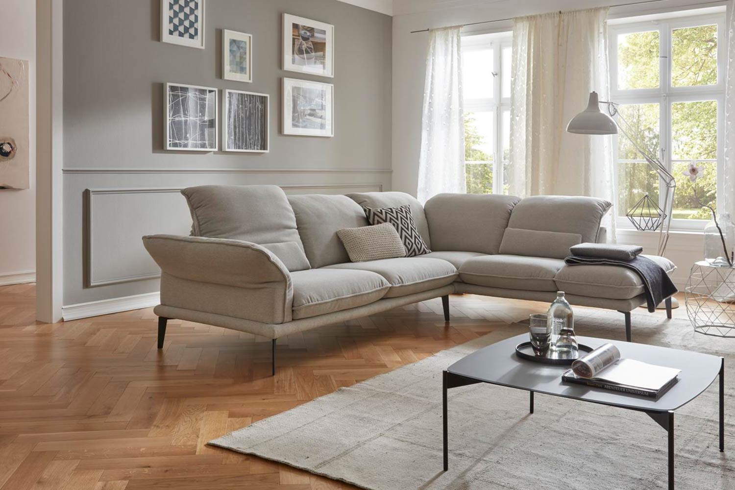 Ecksofa Atavar mit Loftcharakter