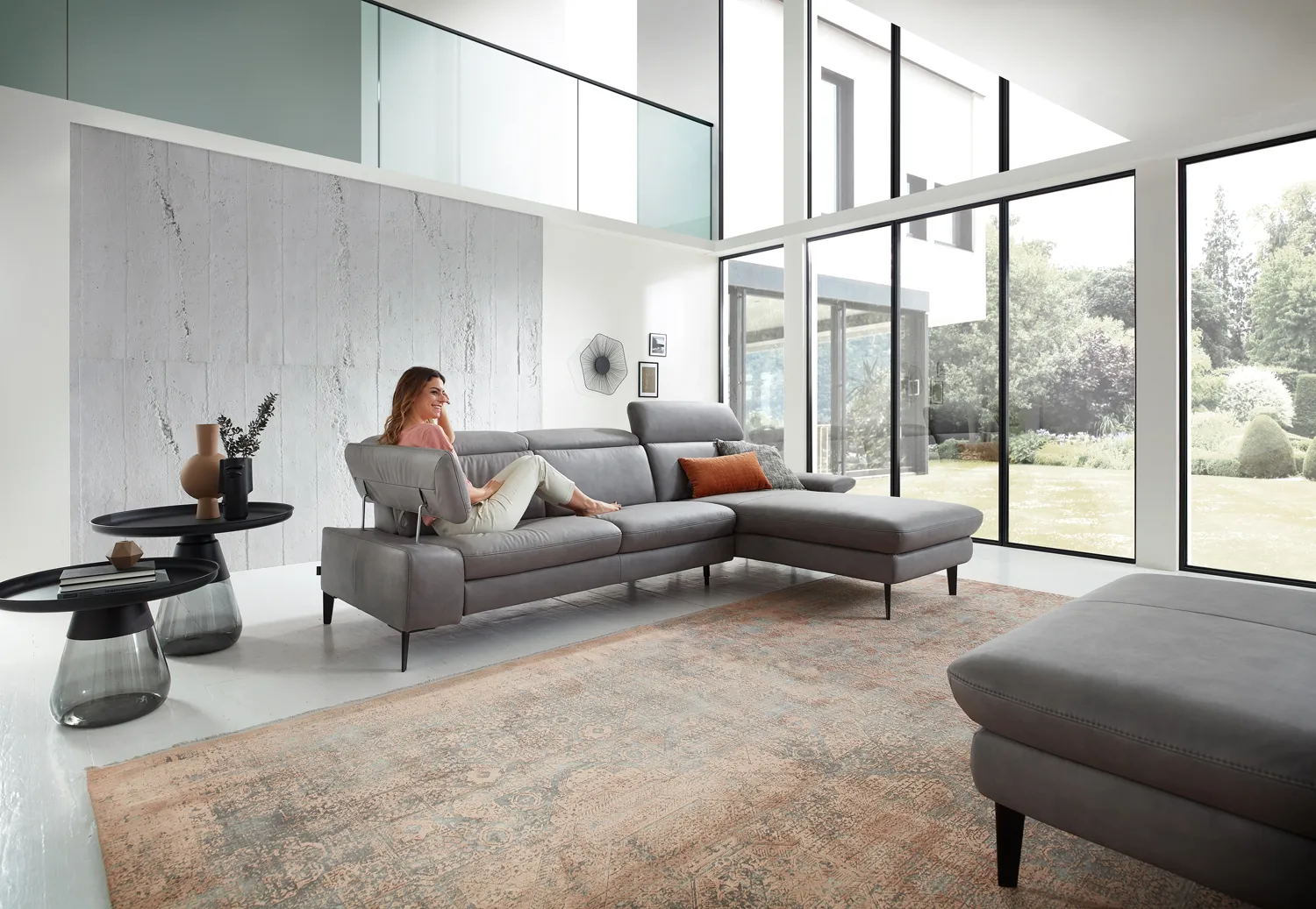 Stoff Ecksofa Thomas Brunner Edition 1