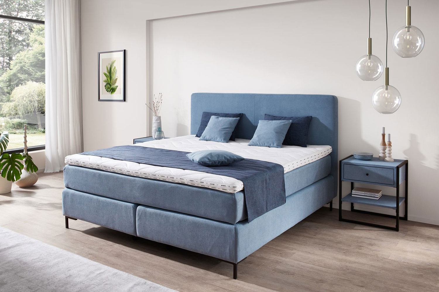 Boxspringbett Pure 180x200cm mit Wendematratze Boxspringbett Pure 180x200cm mit Wendematratze