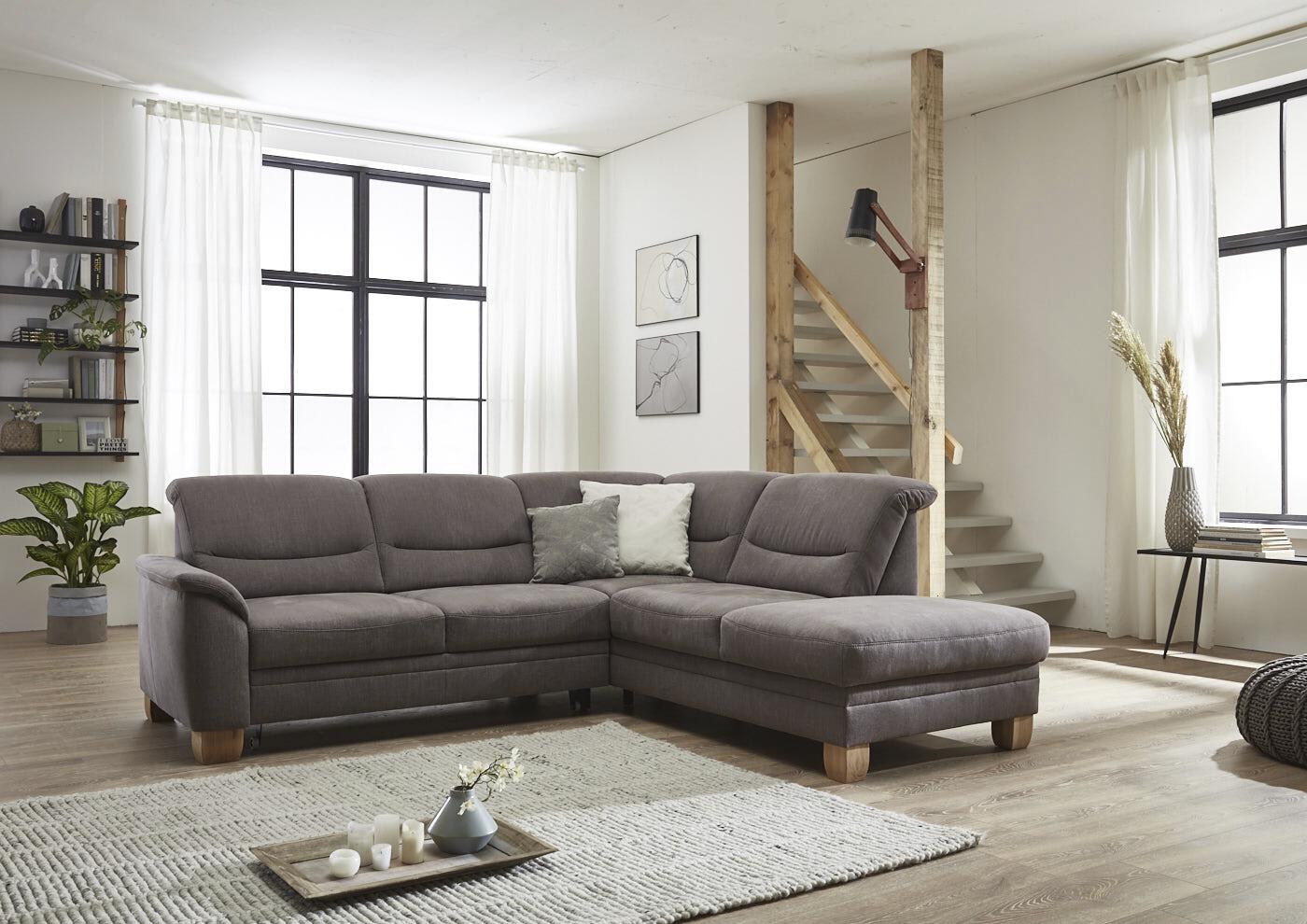 Ecksofa Emmen inkl. Kopfteilfunktion