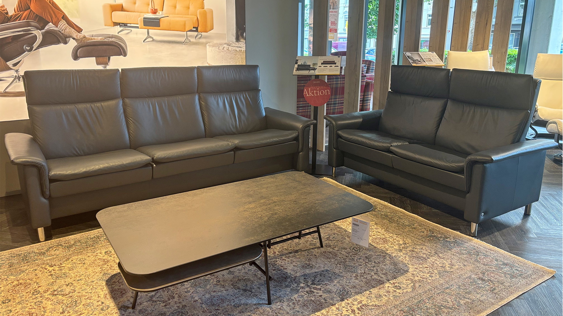 Stressless Couchgarnitur Aurora in Leder -0565073600-15WW-A