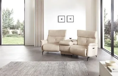 Echt Leder Rundsofa #360