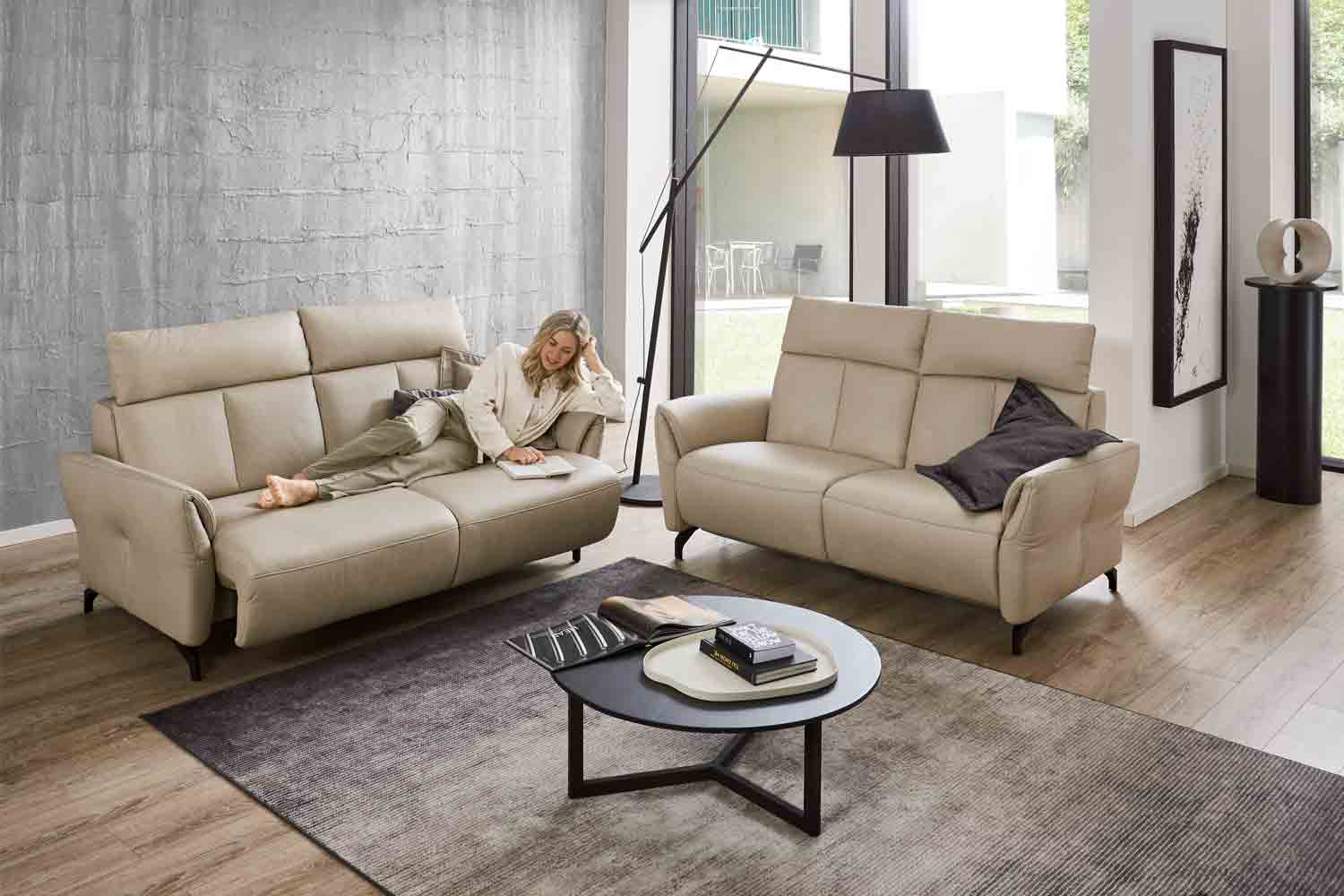 Thomas Brunner Edition 6 Couchgarnitur in Leder