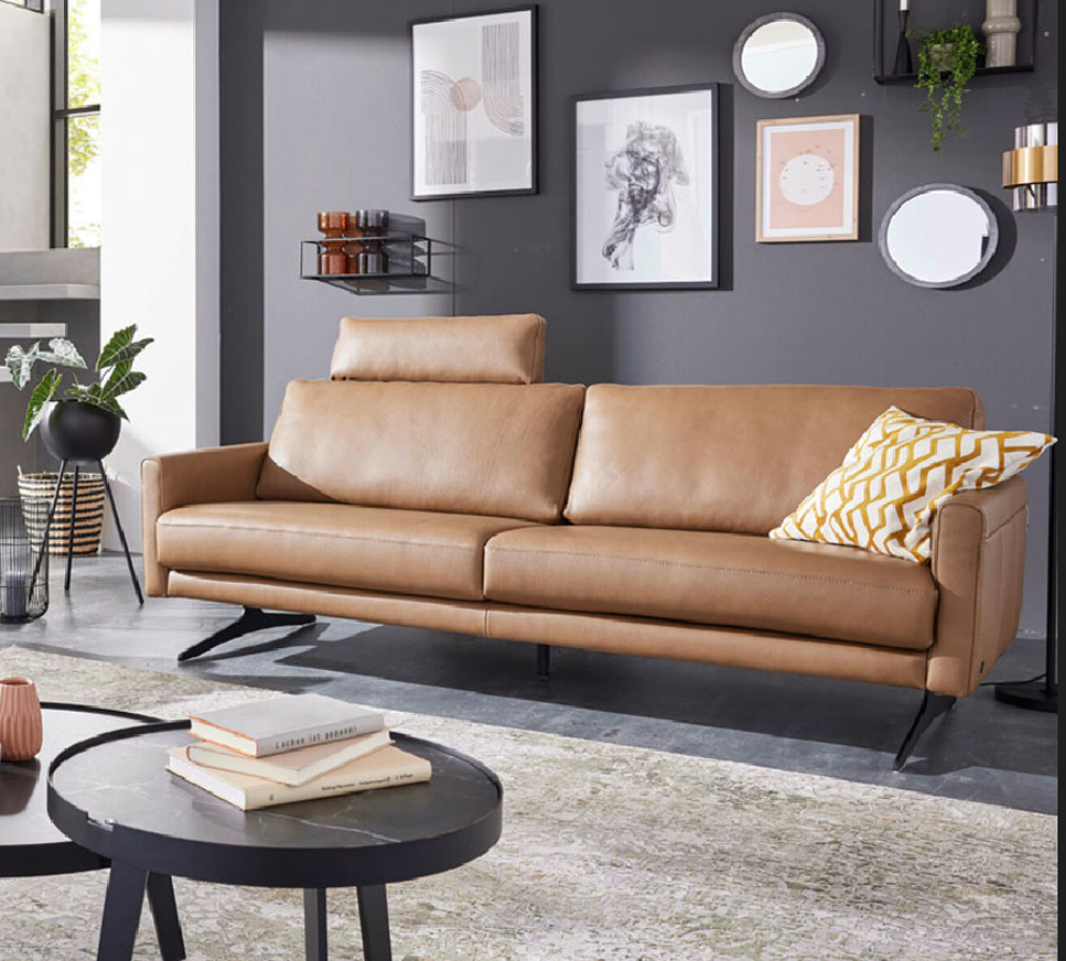 Interliving 4004 Leder Couchgarnitur