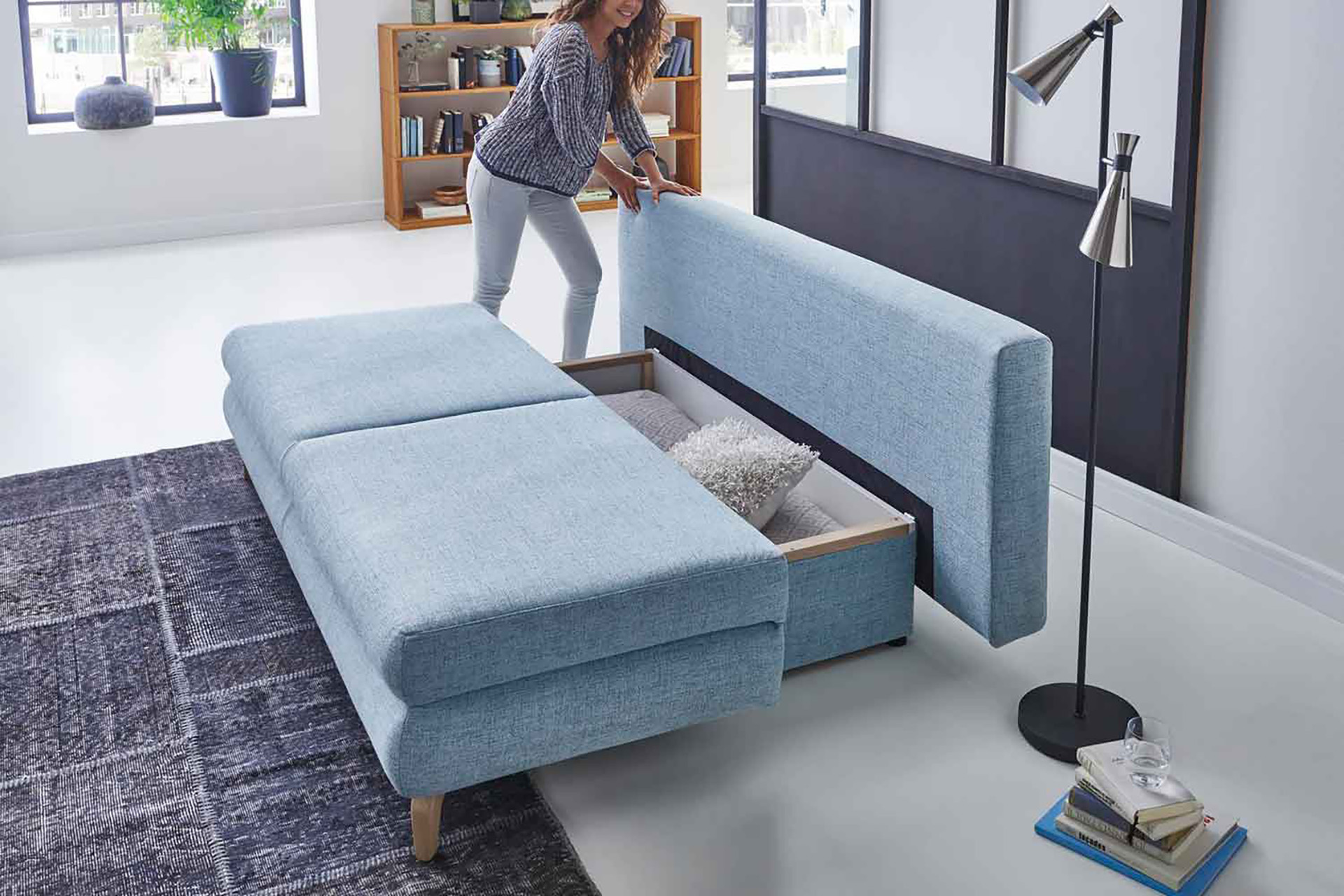 Schlafsofa John mit Bettkasten
