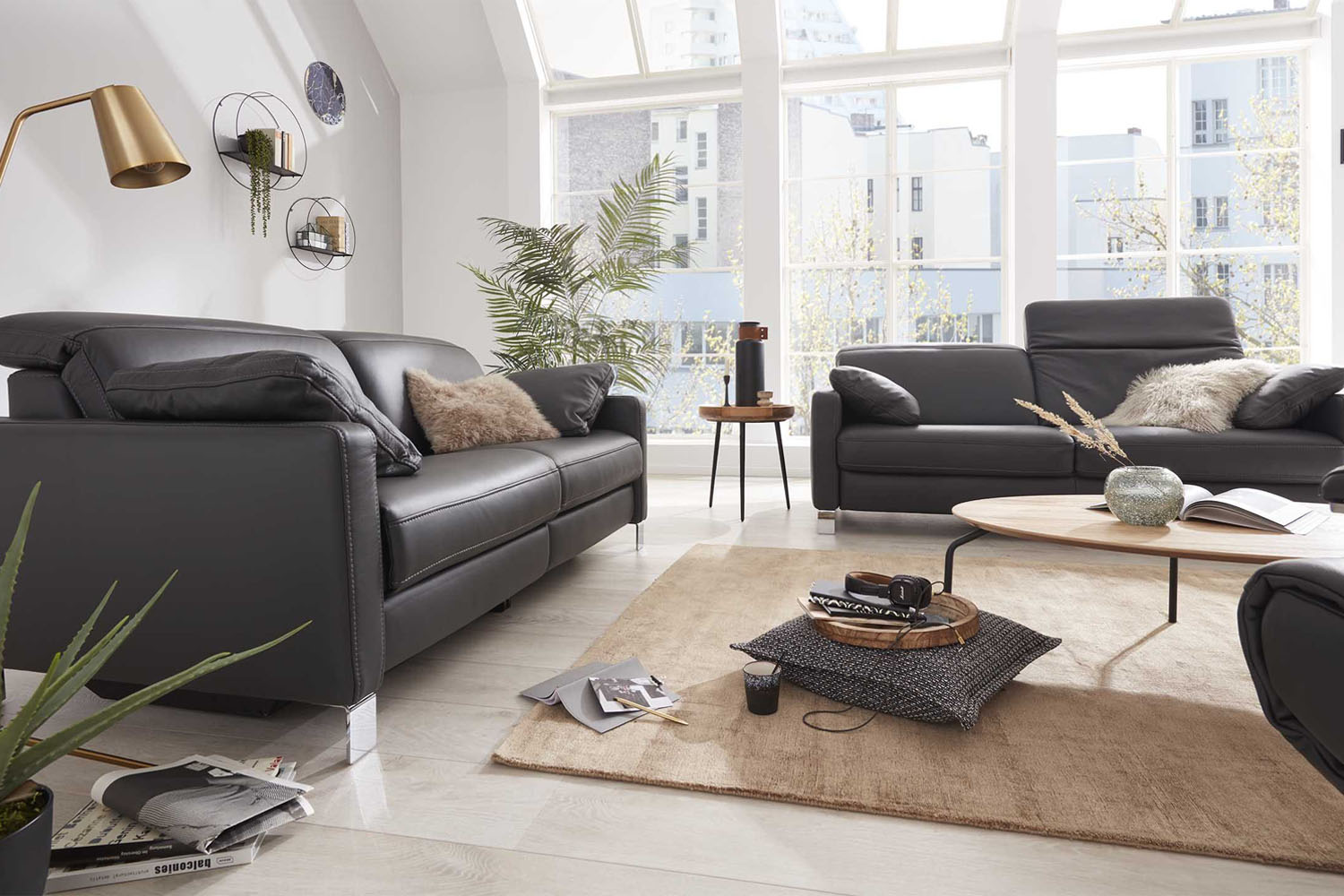 Echt Leder Sofakombination Interliving 4054