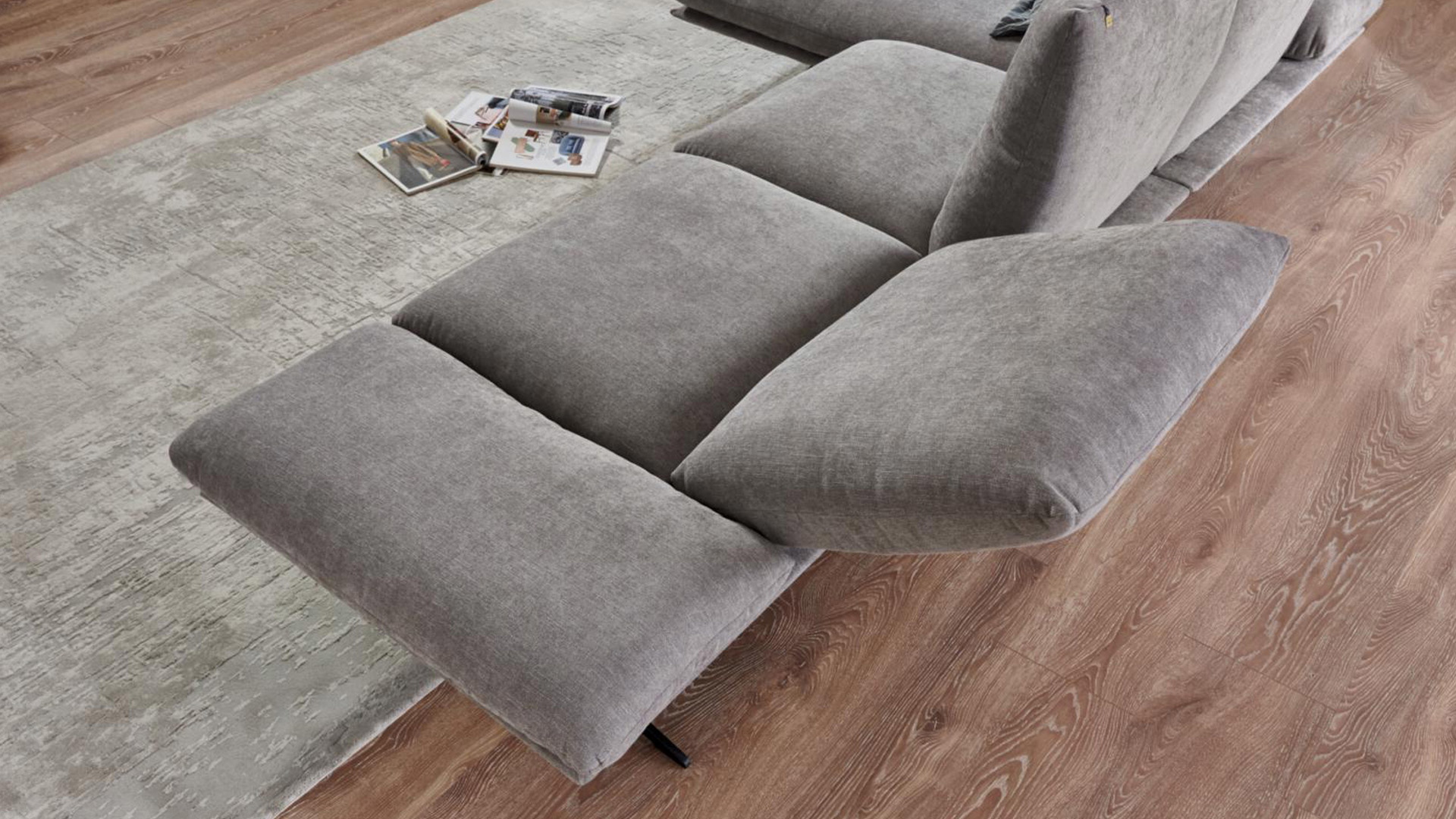 Koinor Francis Ecksofa in Stoff mit Funktionen 