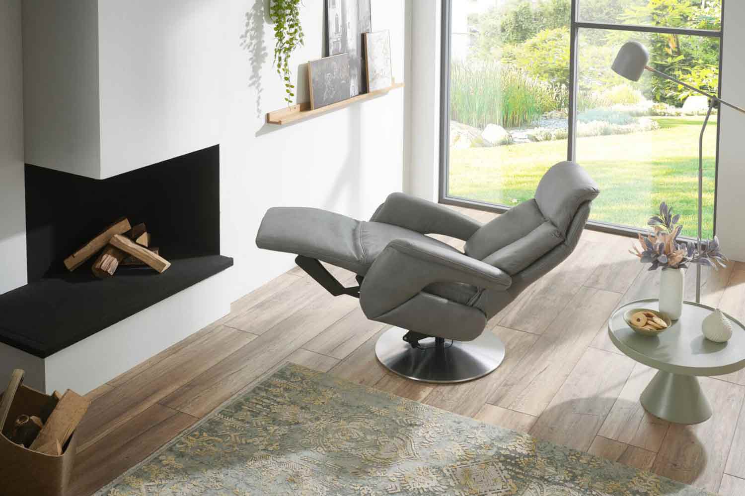 Relaxsessel inkl. Relaxfunktion in Leder