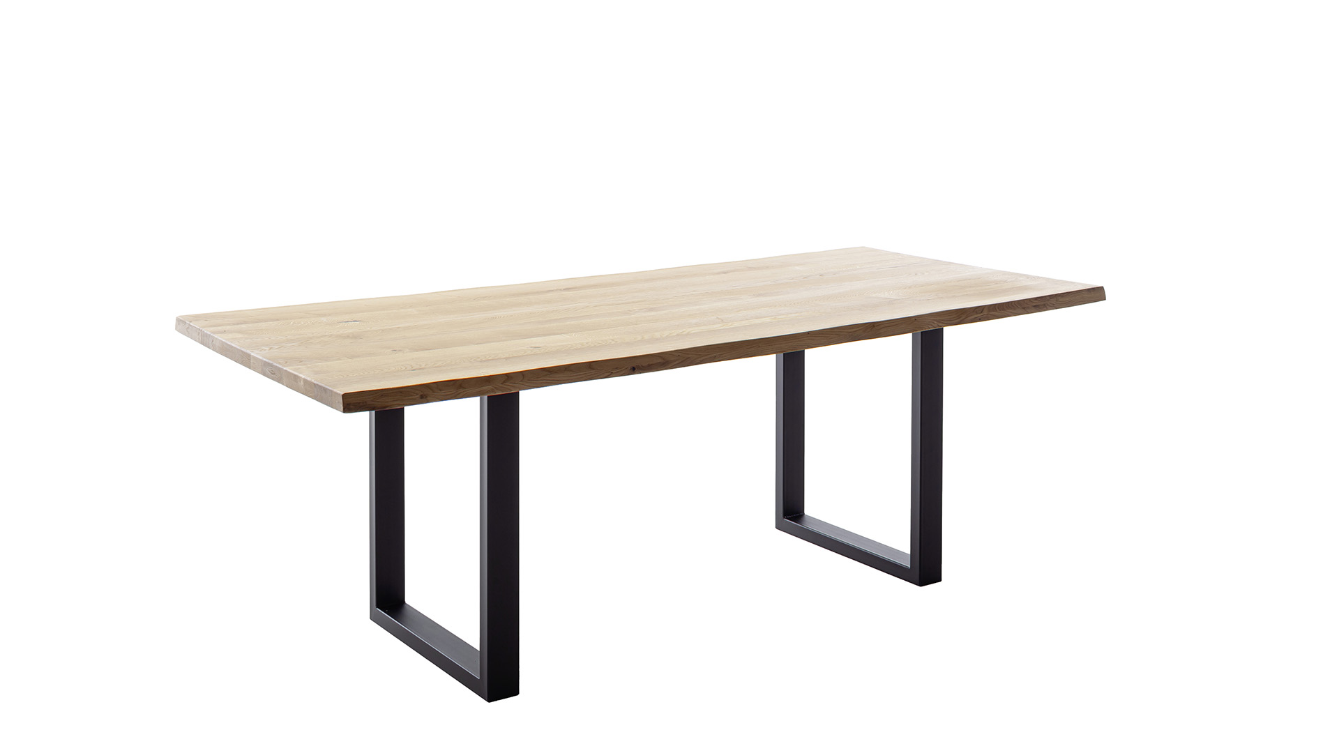 Massivholz Esstisch Rocca mit Baumkante Wildeiche-04970001WW