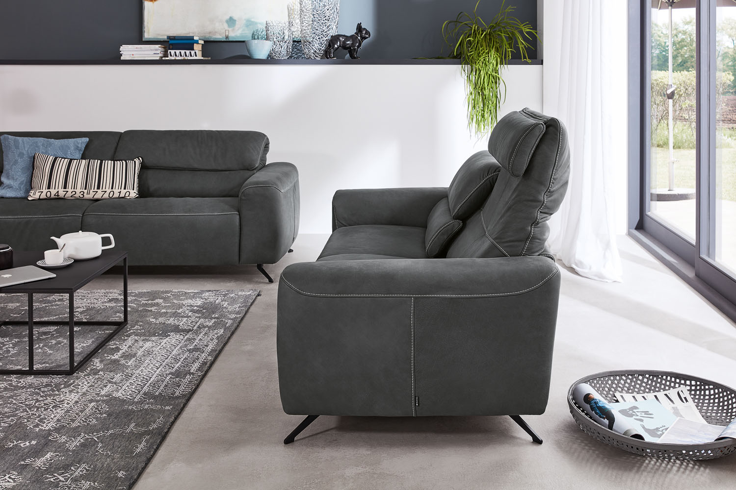 Musterring Leder Couchgarnitur MR 260