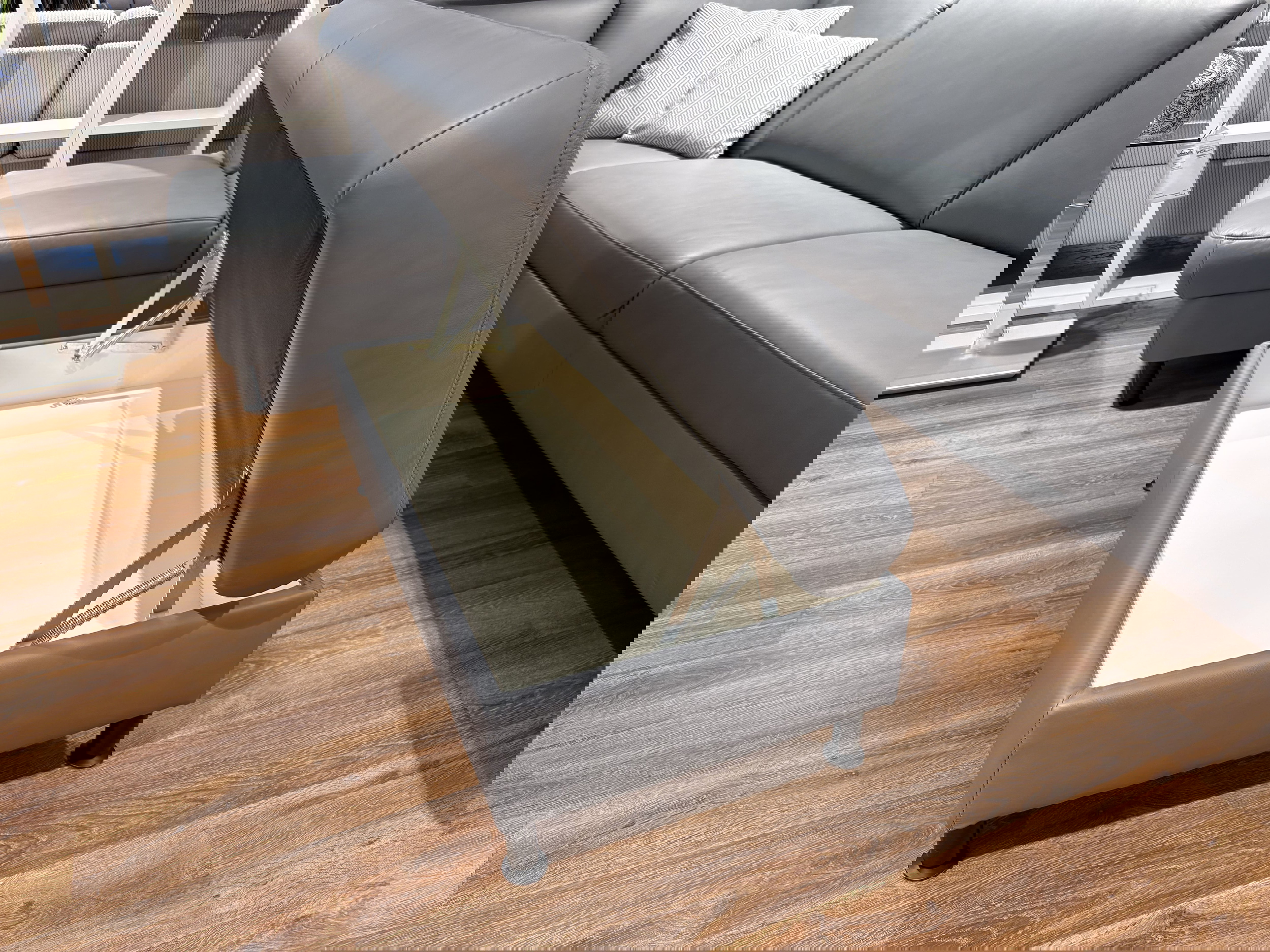 Modulmaster Ecksofa inkl. vielen Funktionen mit Hocker und Relaxsessel in Leder-0775015506-39WW-A