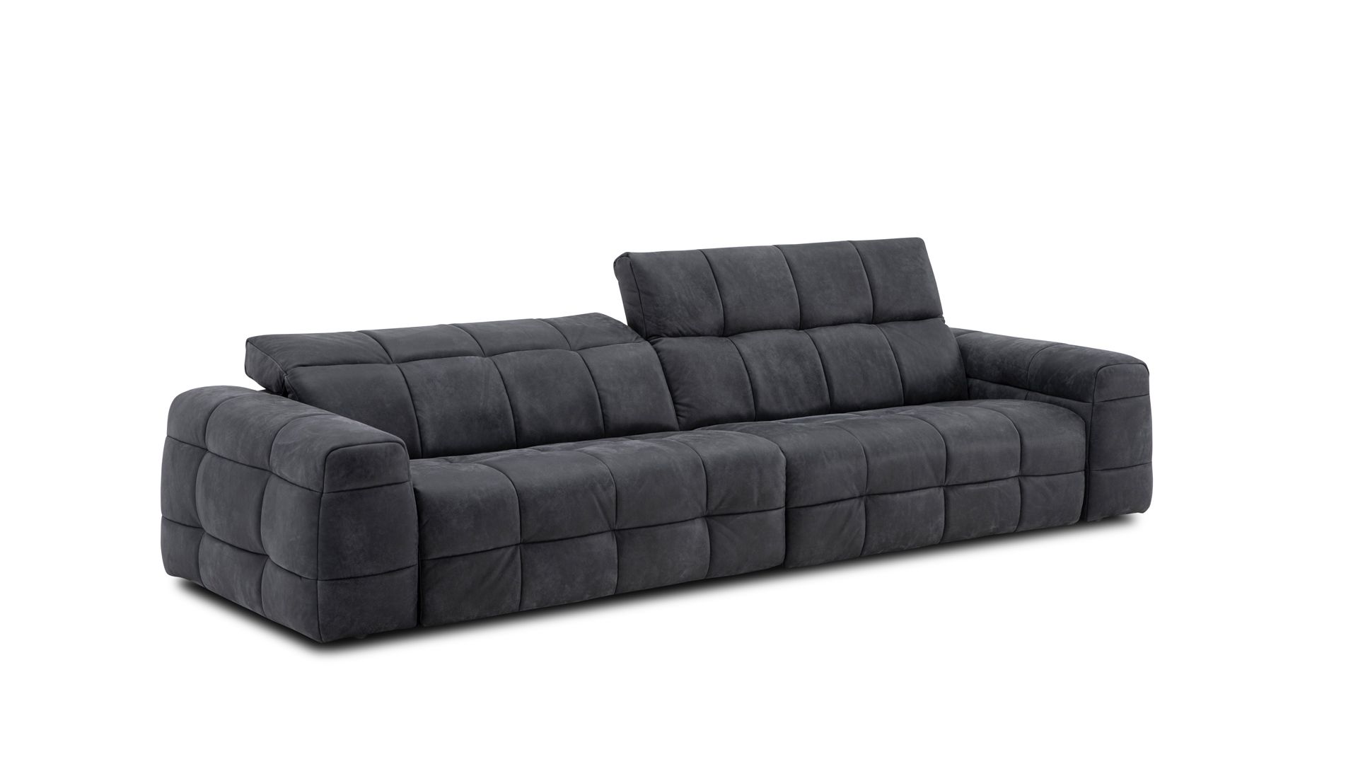 CAMPO DE´FIORI Designer Sofa Maxime mit Kopfteilverstellung in Leder-05960131WW