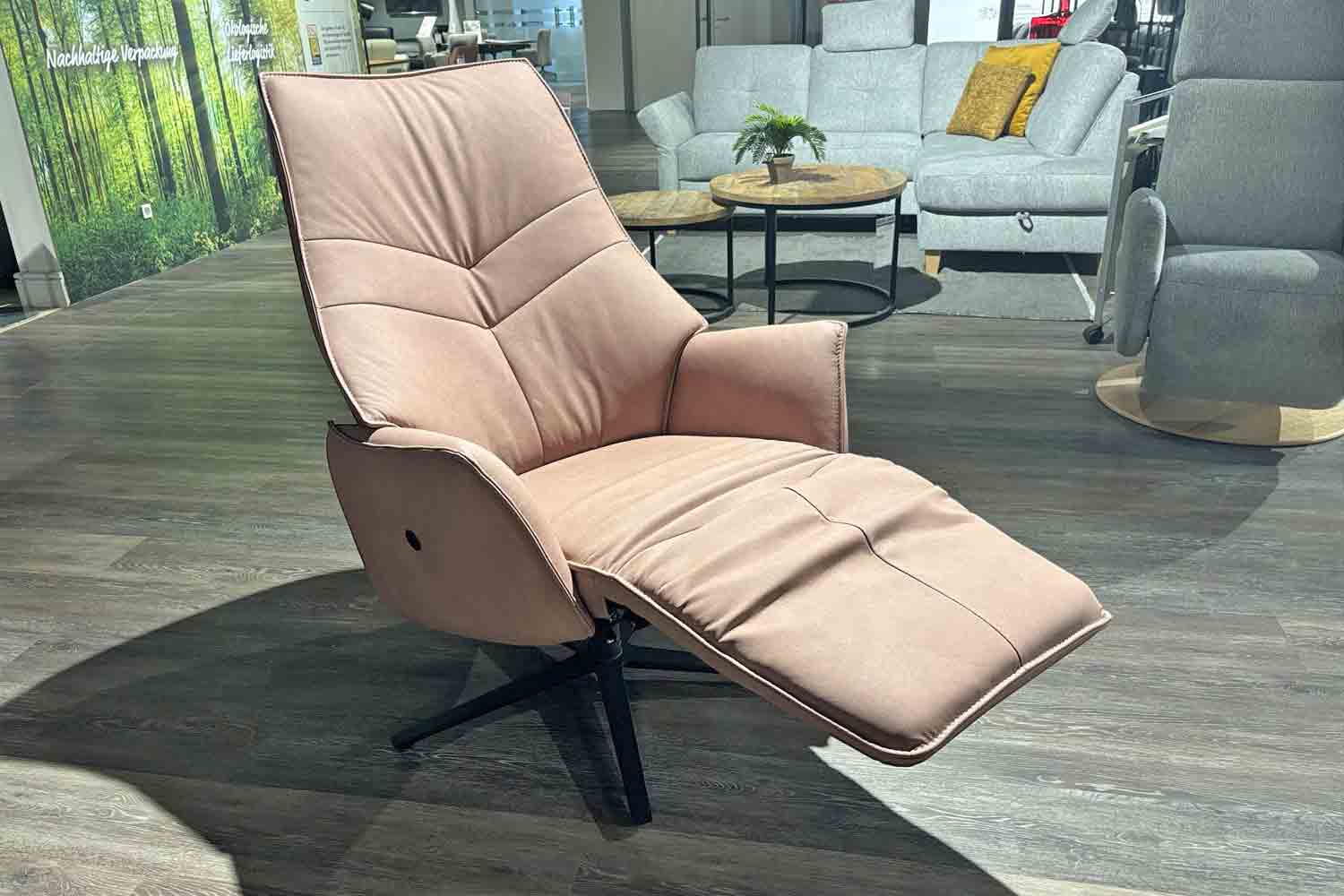 Himolla Sessel inkl. motorischer Relaxfunktion und Akku in Leder 