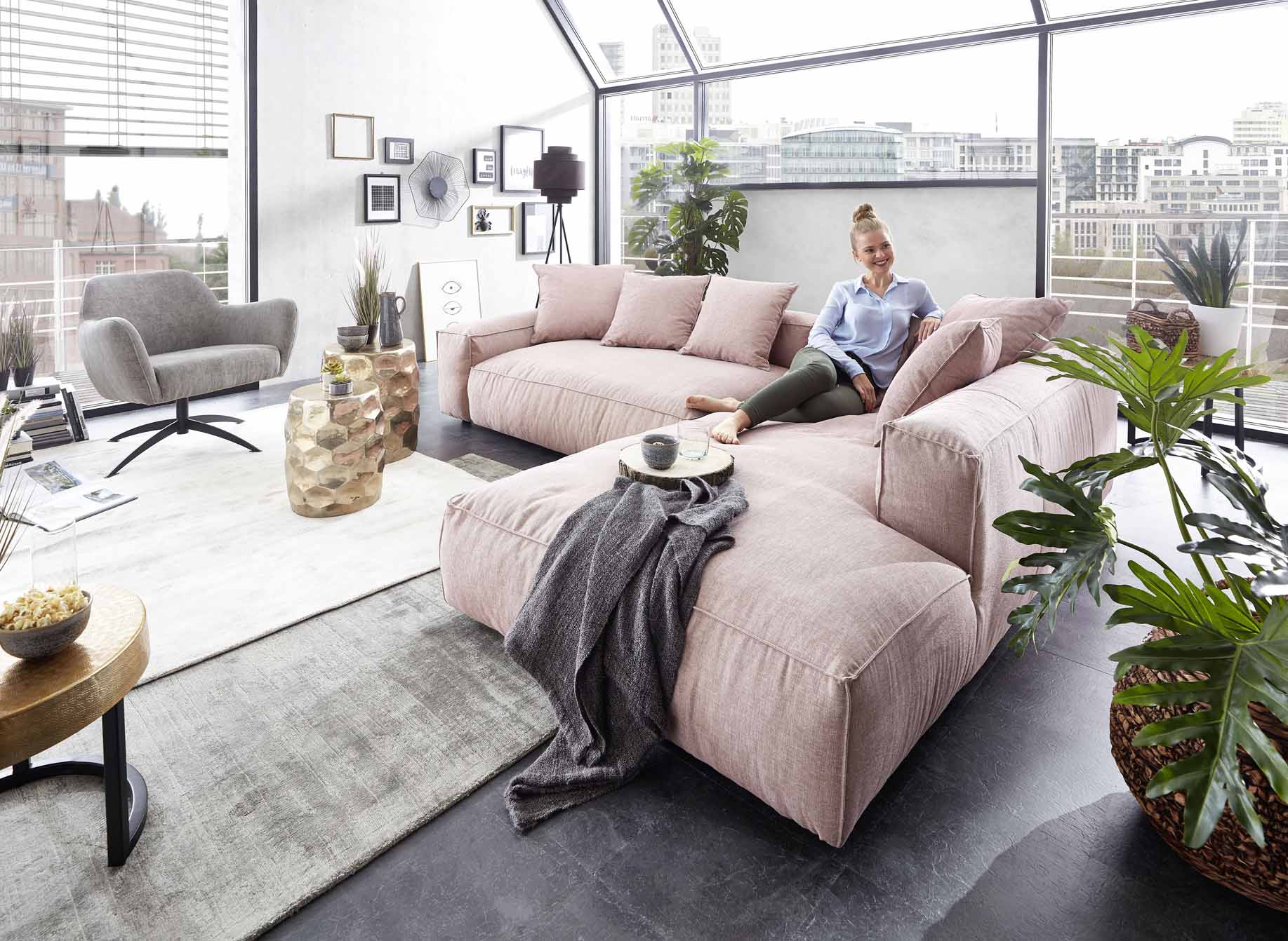 Ecksofa cosyhome living 1000