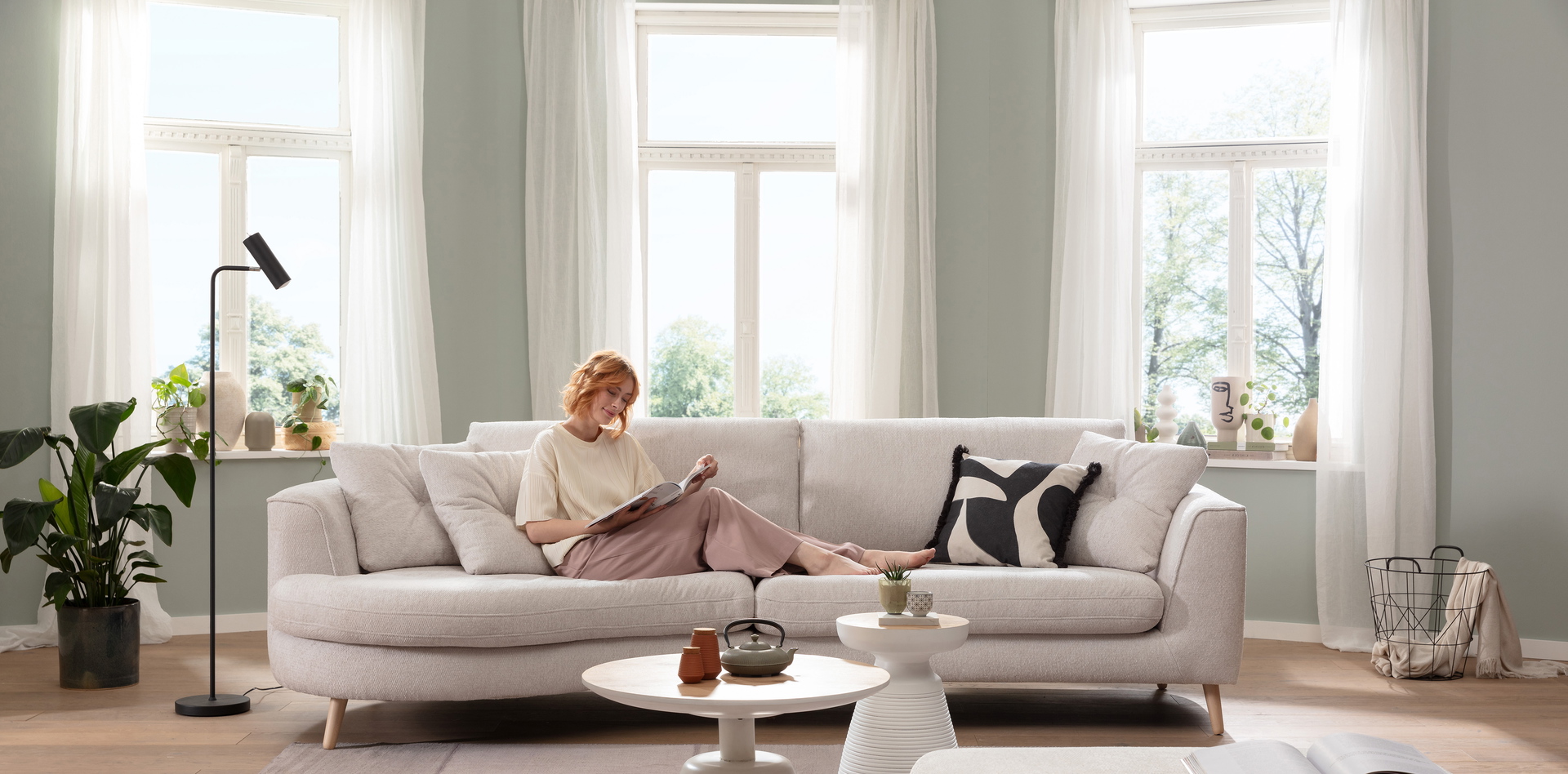 Ginger Moon Big Sofa Carpino in Stoff -0310Carpino00WW