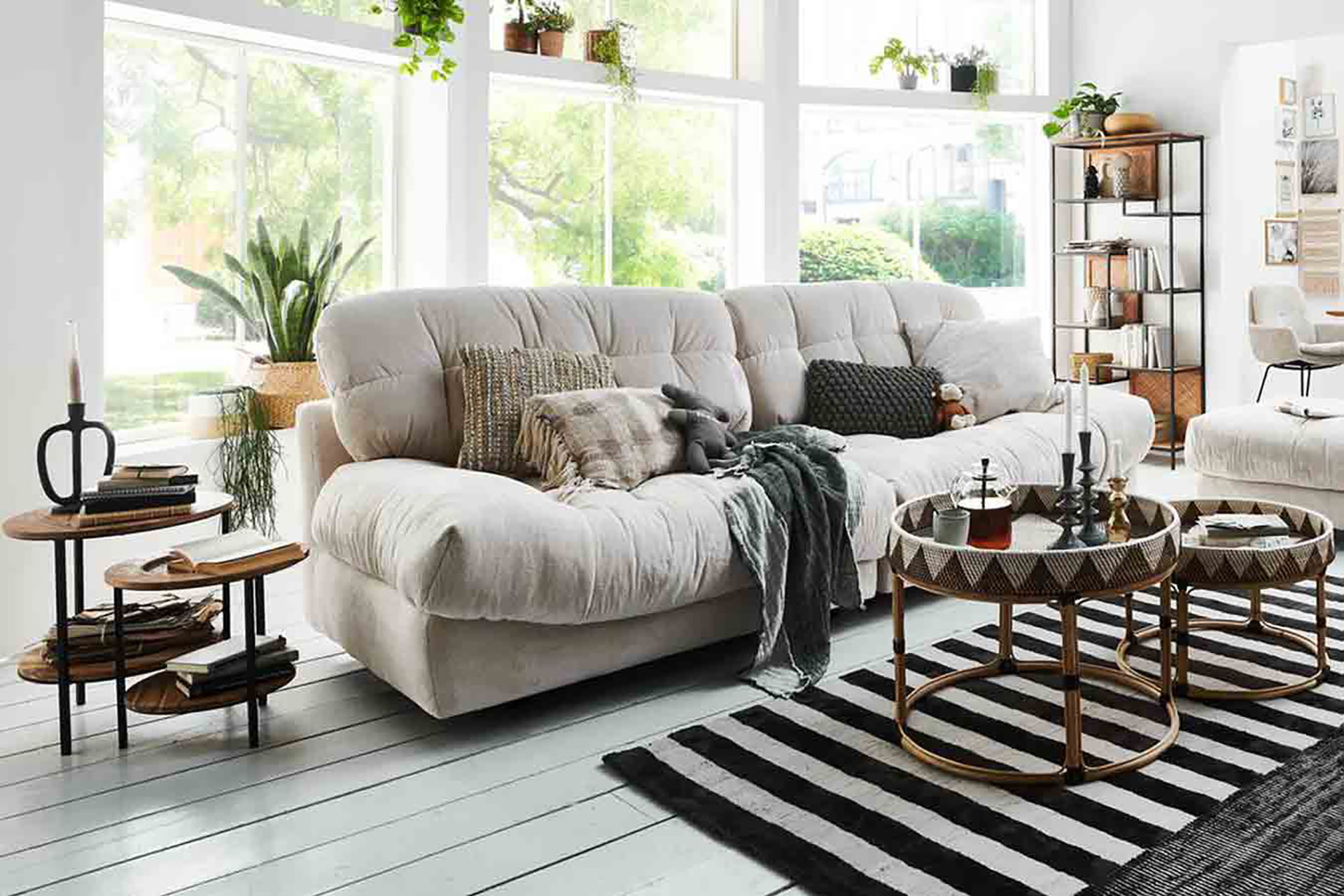 Gutmann Stoff Big Sofa Rometta