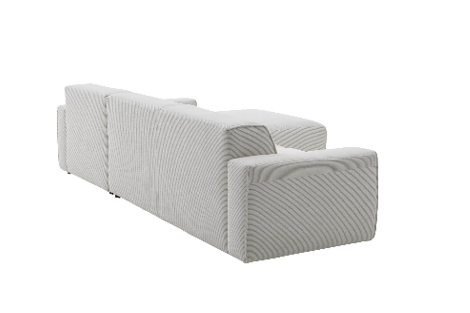 Ecksofa Roomio 4100 in Trendstoff  Cord