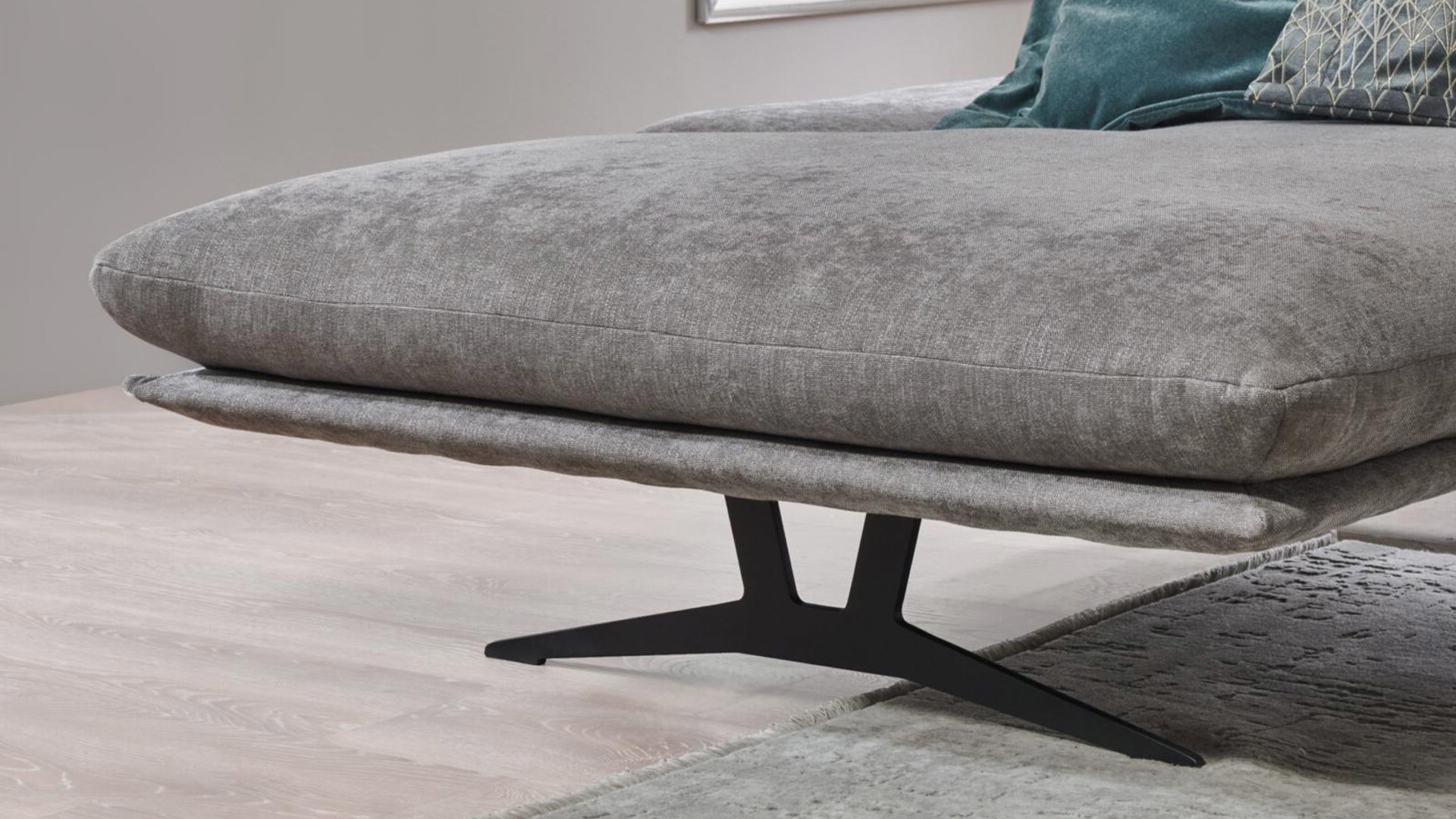 Koinor Francis Ecksofa in Stoff mit Funktionen 