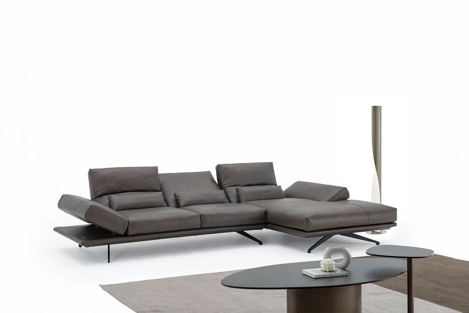 CAMPO DE´FIORI Giulia Ecksofa Rücken & Armteilverstellung 