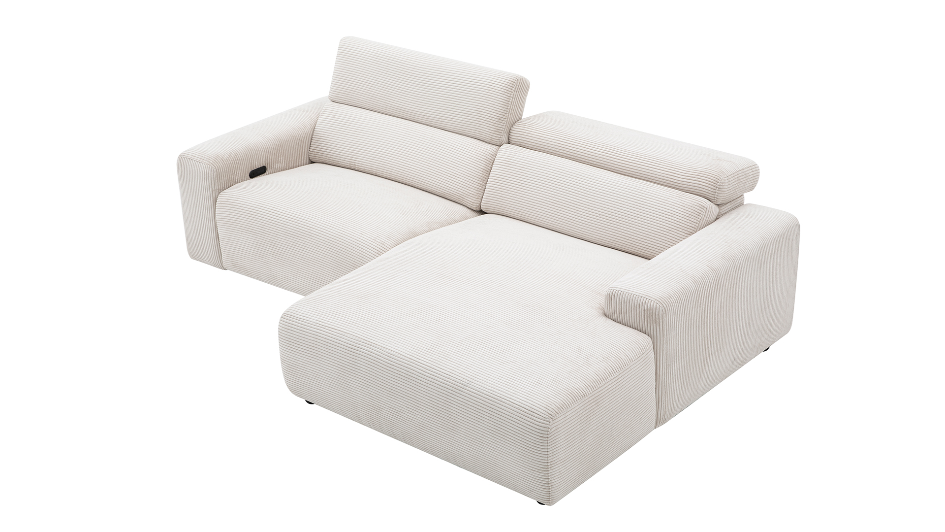 Ecksofa Best Buddy mit motorischer XXL-Relaxfunktion in Trendstoff Cord Ecksofa Best Buddy mit motorischer XXL-Relaxfunktion in Trendstoff Cord-05971026WW