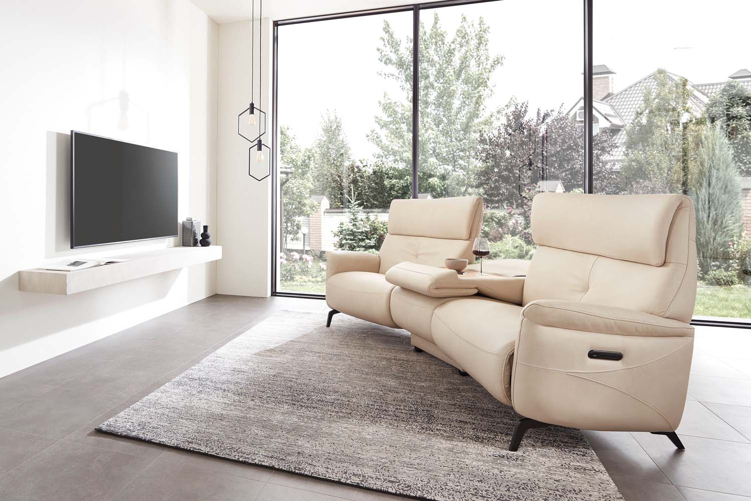 Echt Leder Rundsofa #360