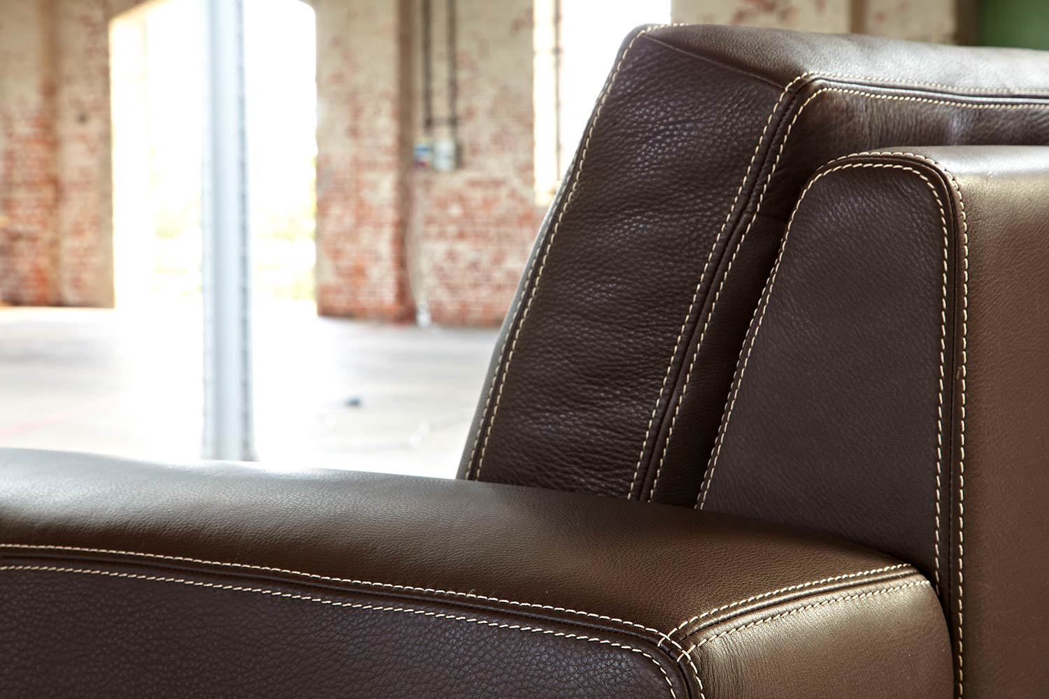 Leder Einzelsofa Graz 2 Sitzer