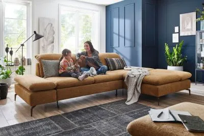 Ecksofa Lavina in Stoff