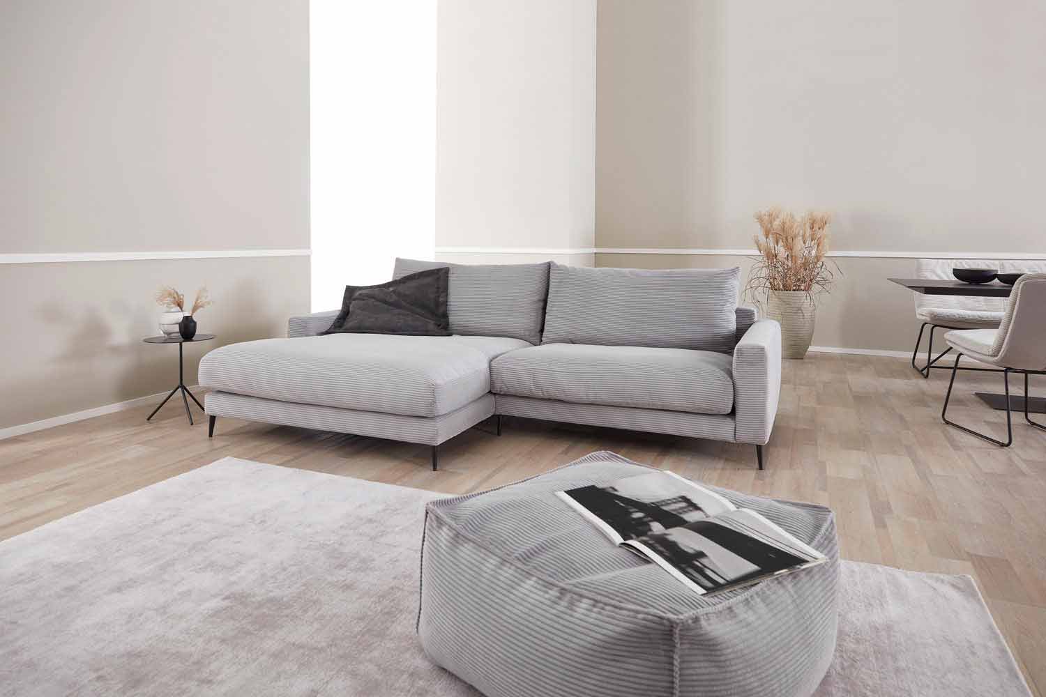 Hilker Stoff Ecksofa HC45 Free L-Form
