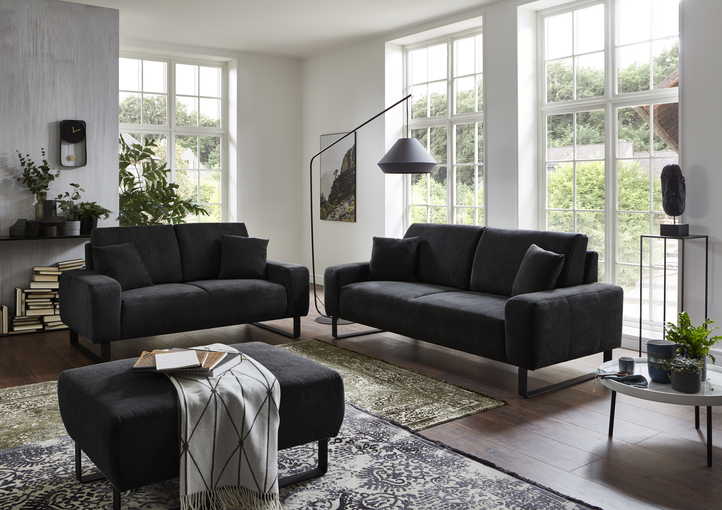 Couchgarnitur Dana in Stoff