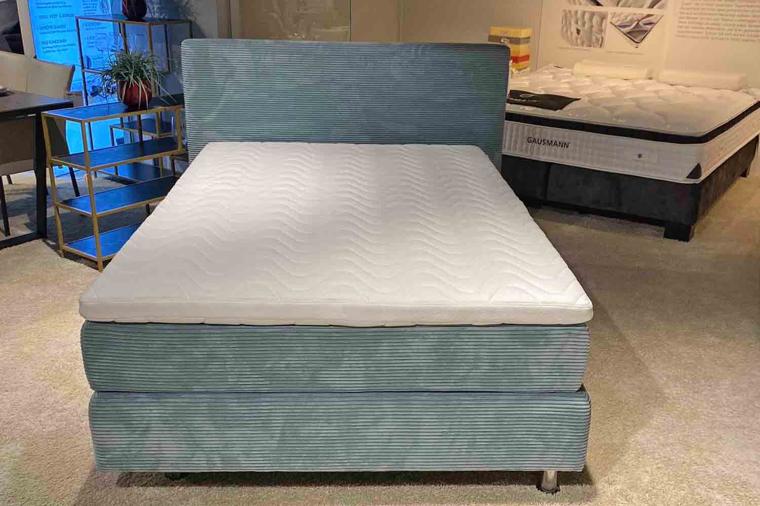 Gausmann Boxspringbett in Trendstoff Cord ca. 140x200cm 