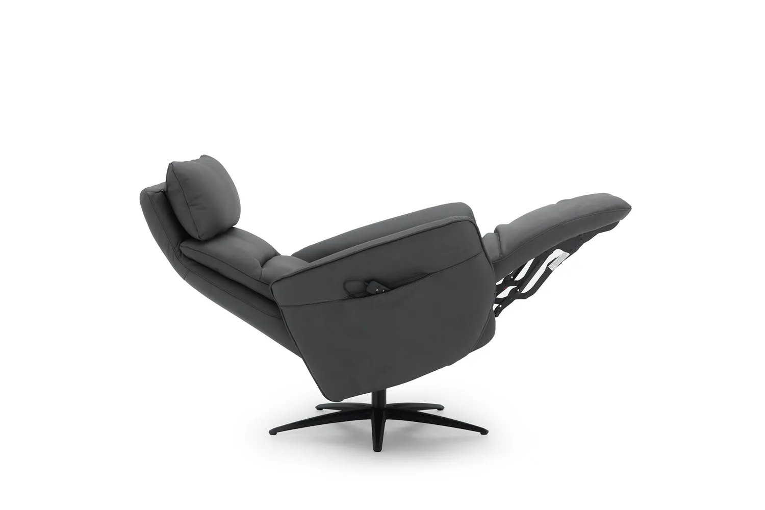 Leder Relaxsessel 120 inkl. 3-motorische Relaxfunktion mit Herz-Waage
