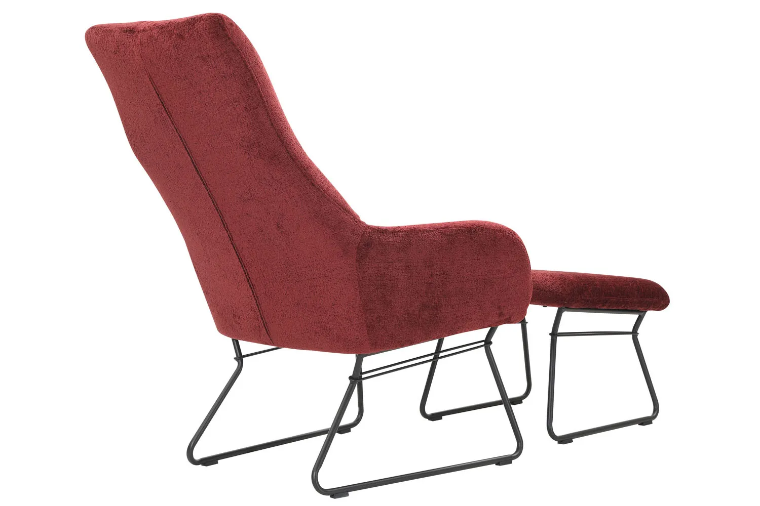 Sessel Diva inkl. Hocker in Stoff