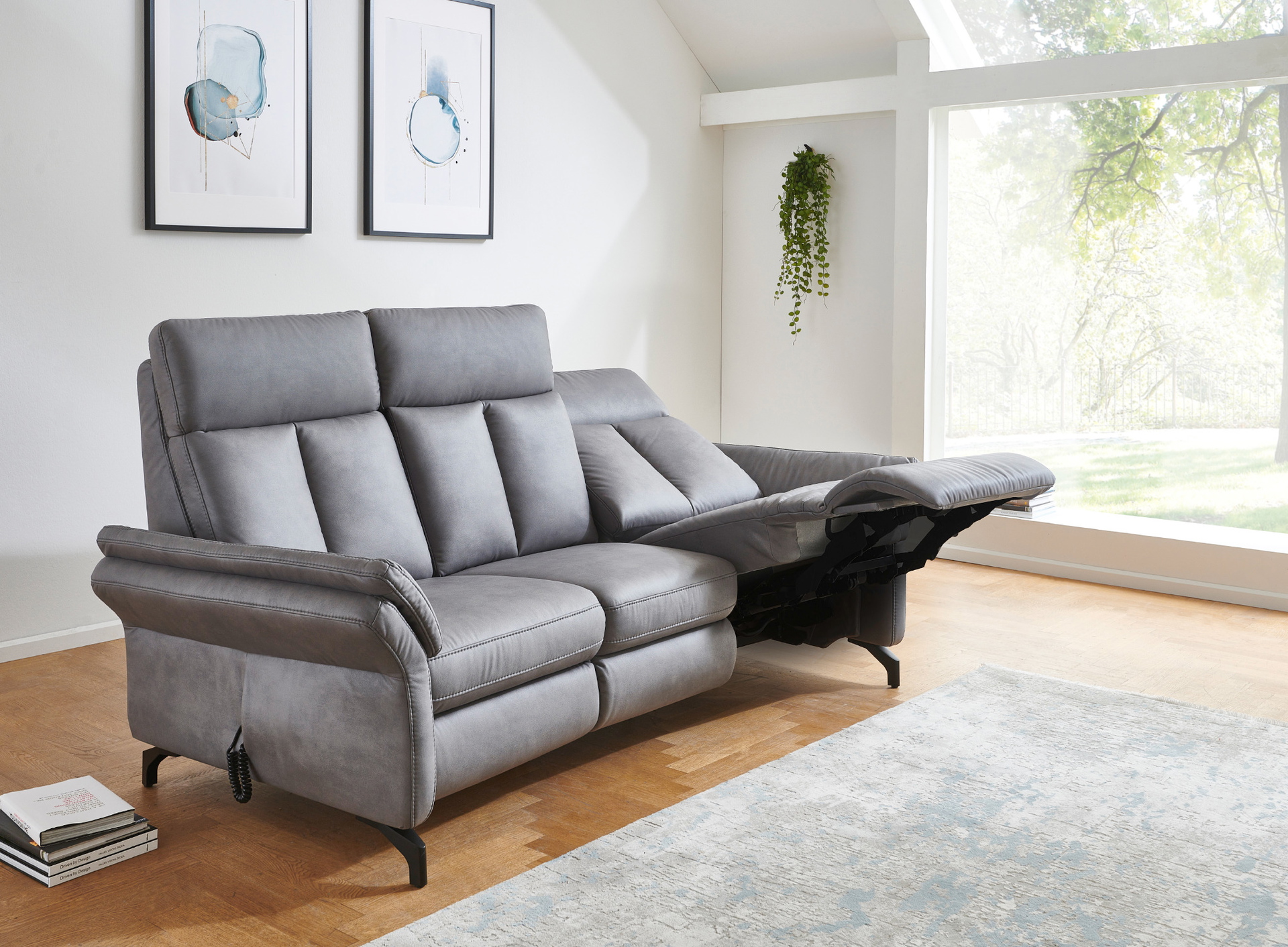 3 Sitzer Rundsofa optional mit Funktionen