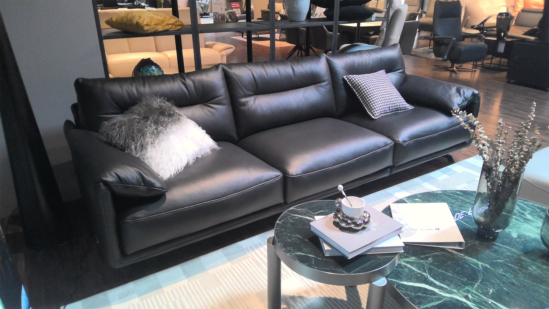Campo de Fiori Sofa mit Armteilverstellung Antonio in Leder-0596000900-07WW-A