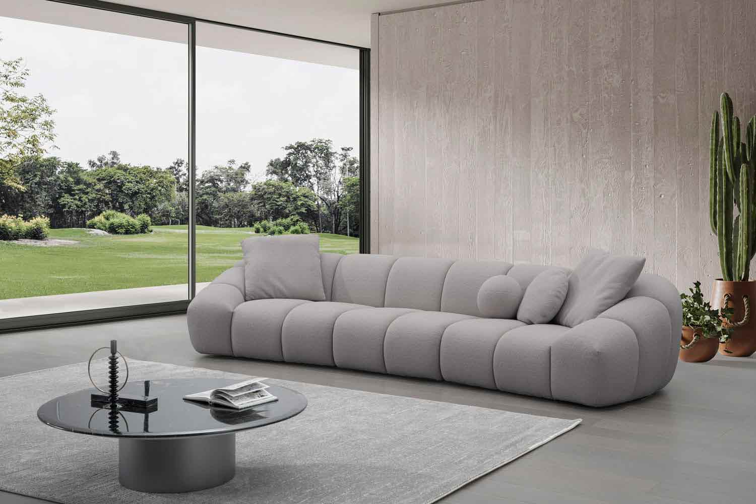 CAMPO DE´FIORI Marcello Designer Rundsofa in Stoff 