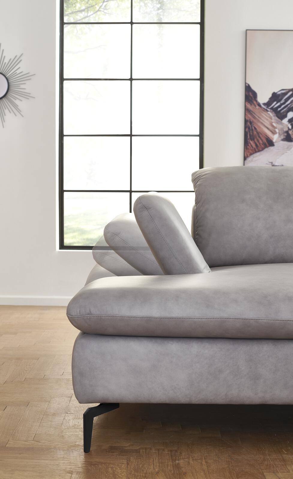 Ecksofa Lavina mit Funktion in Leder Ecksofa Lavina mit Funktion in Leder