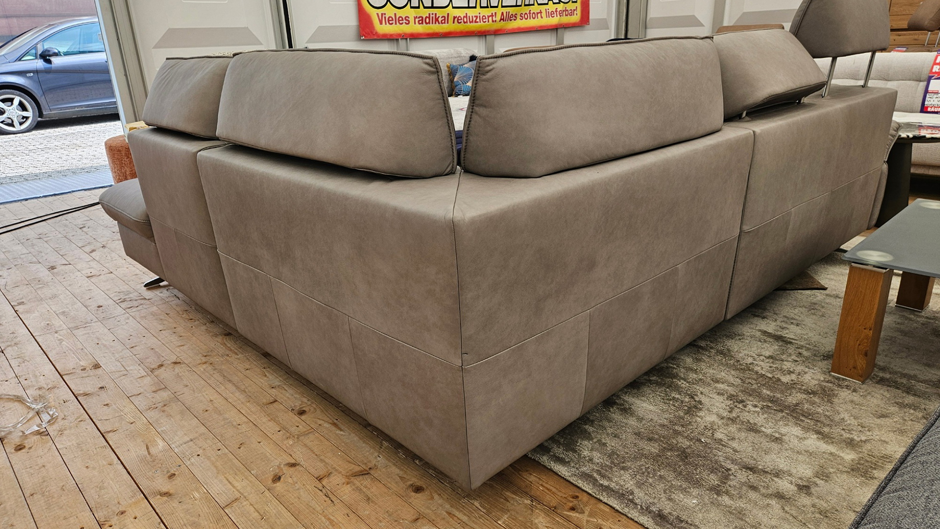 Himolla Ecksofa mit Stauraum in Leder  -0147800105-34WW-A