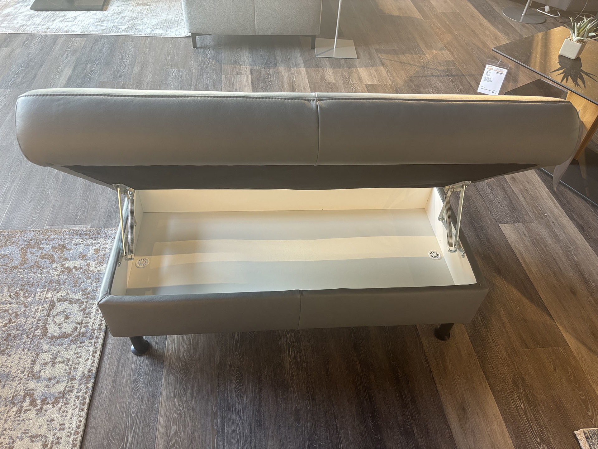 Modulmaster Ecksofa inkl. vielen Funktionen mit Hocker in Leder -0775015506-15WW-A