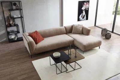 Cosyhome Living Eckkombination #6100 Beige rechts