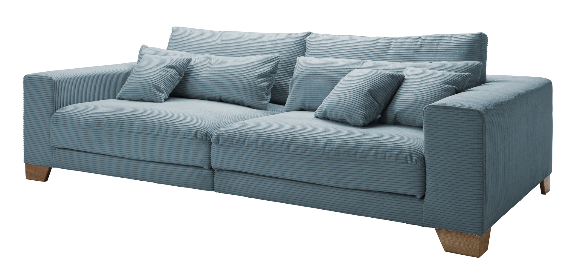 Big Sofa Play inkl. Kissen in Trendstoff Cord