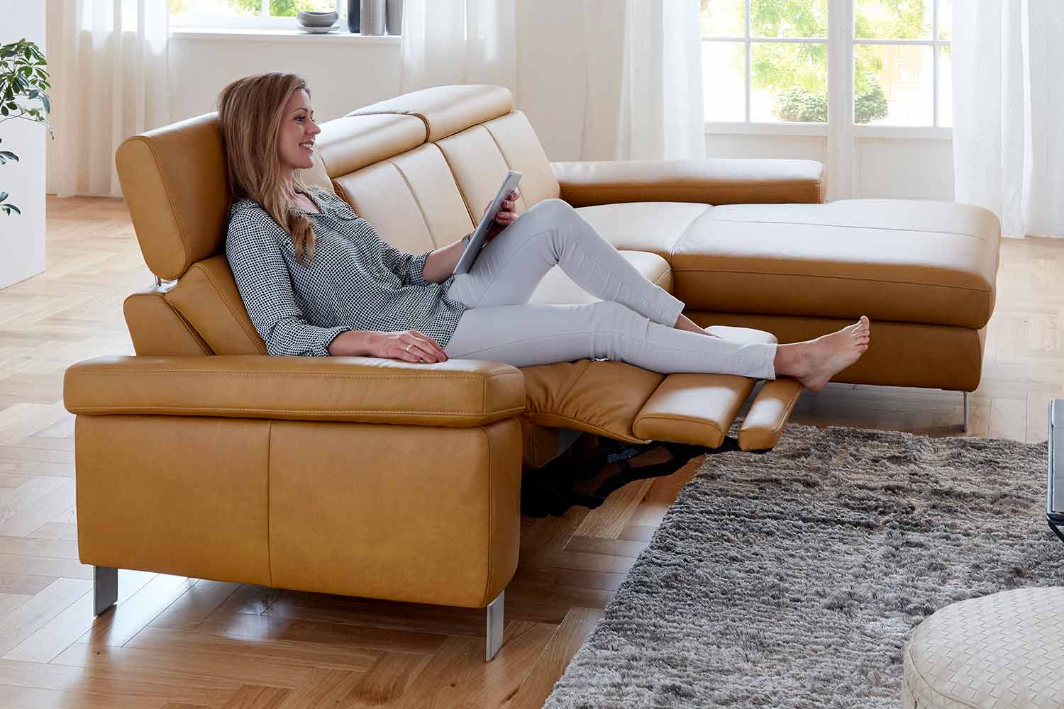 Ecksofa Triest viele Funktionen möglich