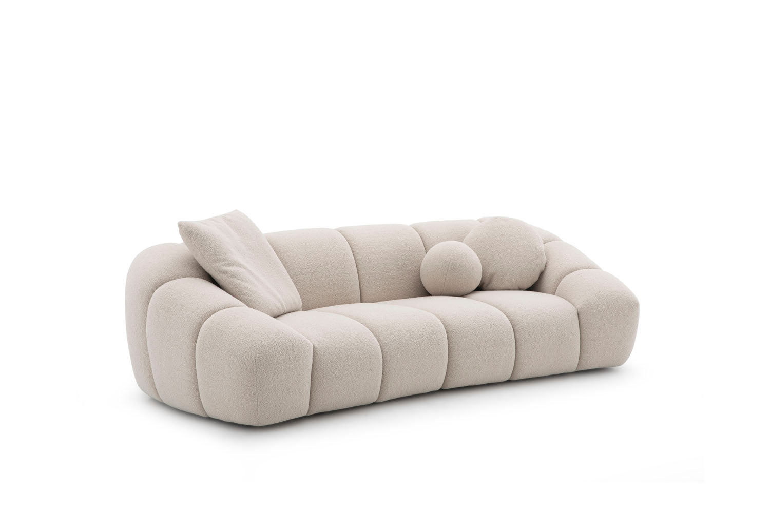 CAMPO DE´FIORI Marcello Designer Sofa 2-Sitzer in Stoff