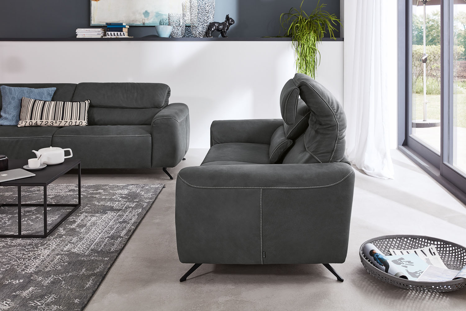 Musterring Leder Couchgarnitur MR 260