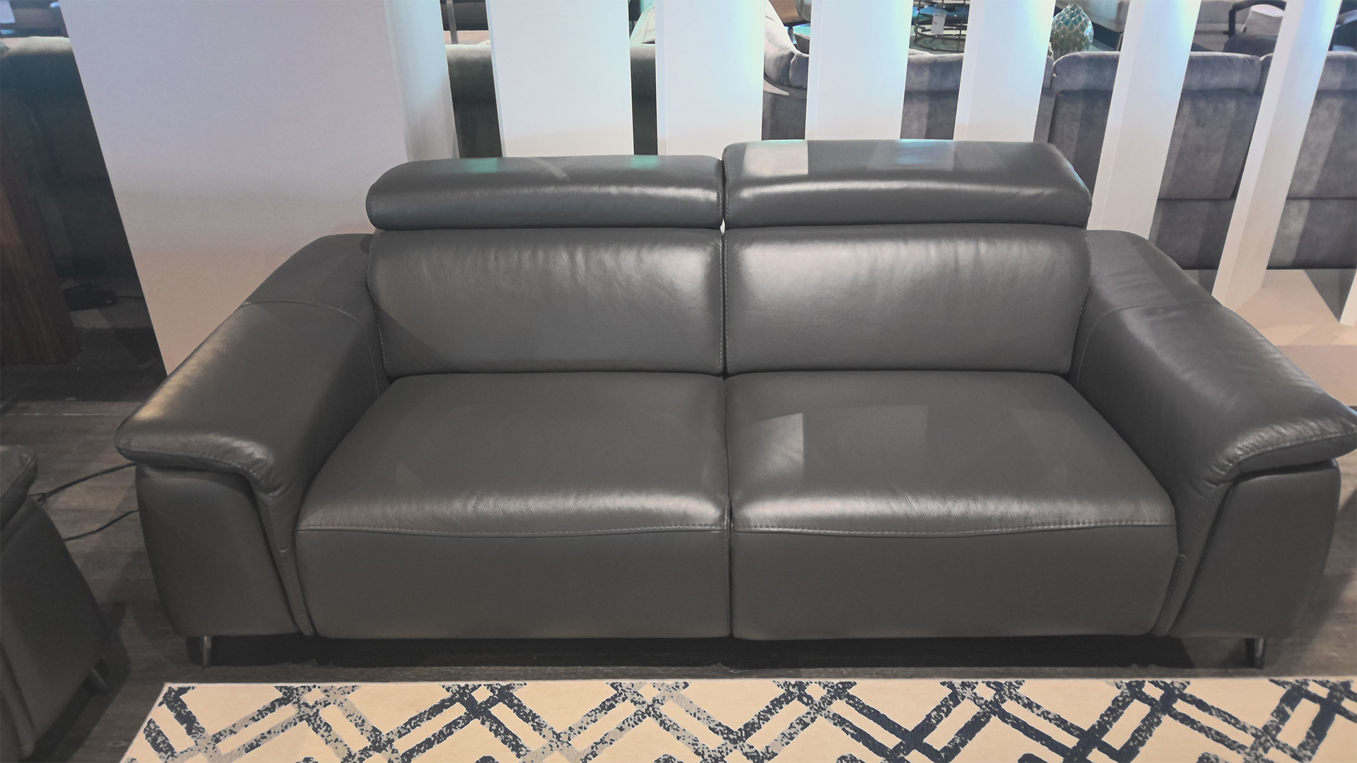 Cuoio Couchgarnitur mit motorischer Relaxfunktion in Leder -0597032000-07WW-A