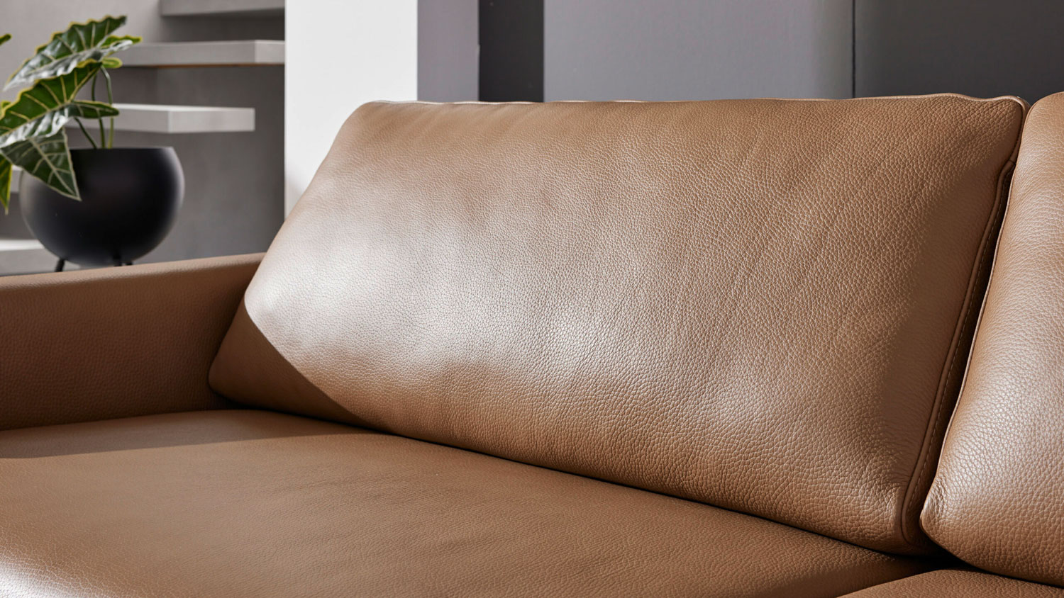 Interliving 4004 Leder Couchgarnitur